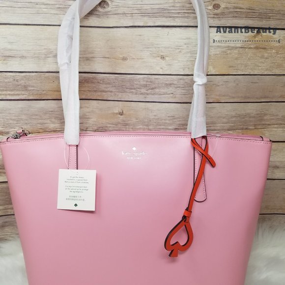 Kate Spade Large tote Bright Carnation Zina Bag - Picture 2 of 16